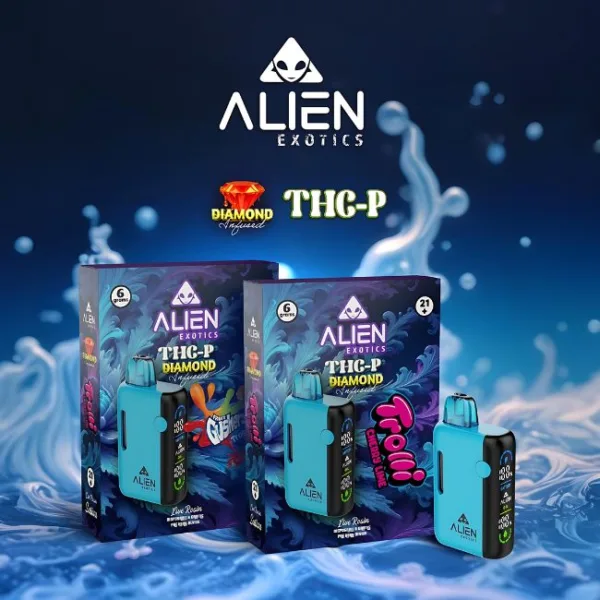 ALIEN EXOTICS THC-P DIAMOND DISPOSABLE offers a premium experience from ALIEN.