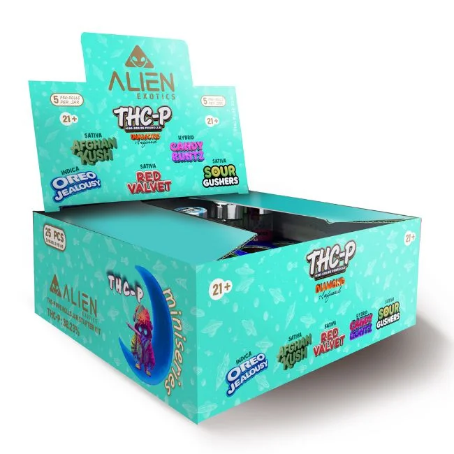 High-quality ALIEN ‘THC-P DIAMOND MINI SERIES’ PRE ROLL from ALIEN.