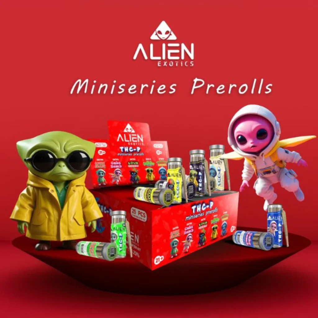 High-quality ALIEN ‘THC-P MINI SERIES’ PRE ROLL from ALIEN.