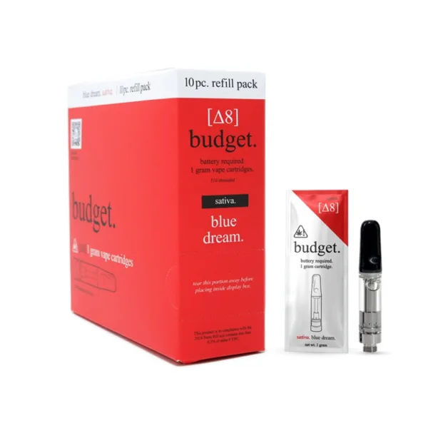 High resolution image showcasing BUDGET ASSORTED FLAVORS CARTRIDGES.