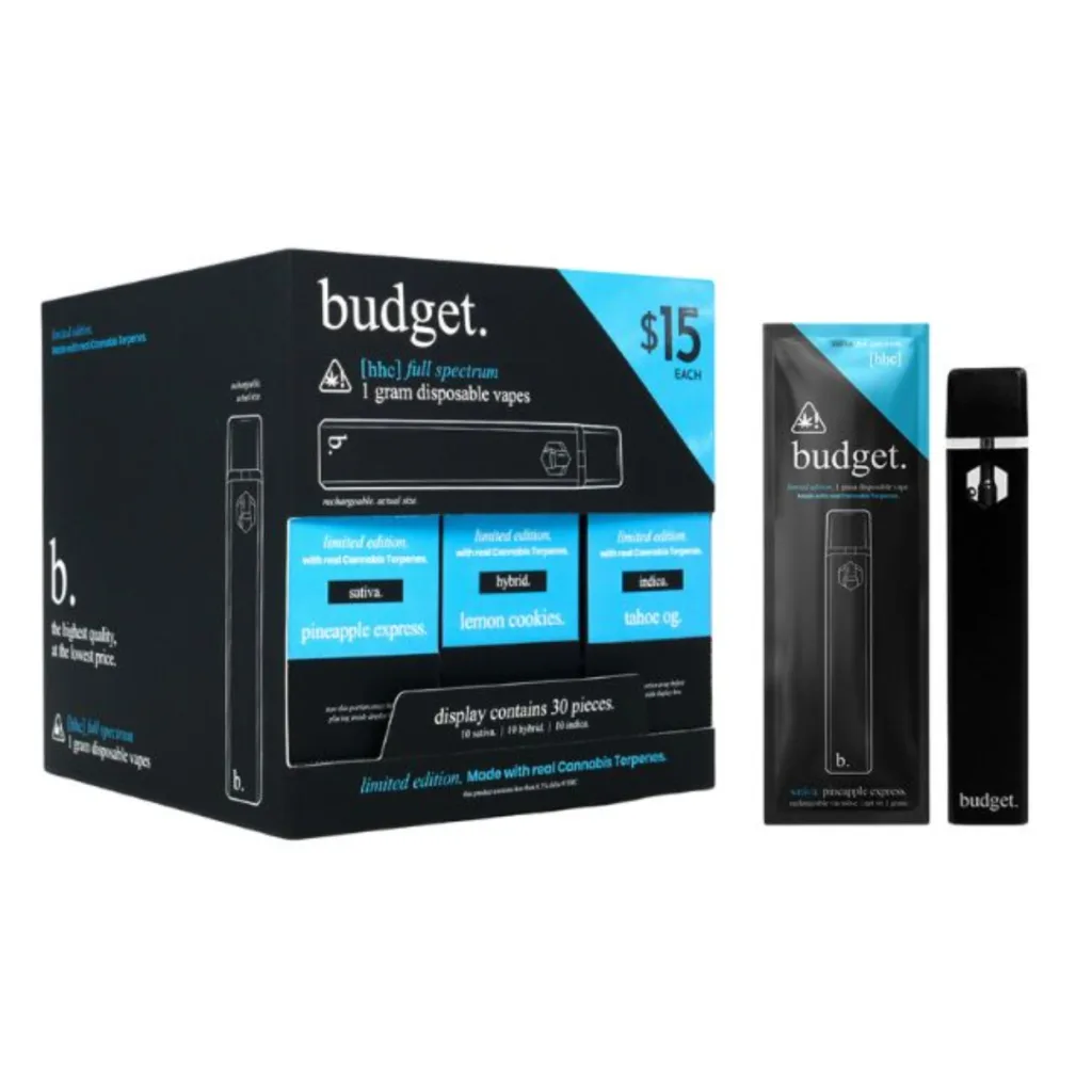 BUDGET ‘LIMITED EDITION’ DISPOSABLES offers a premium experience from BUDGET.