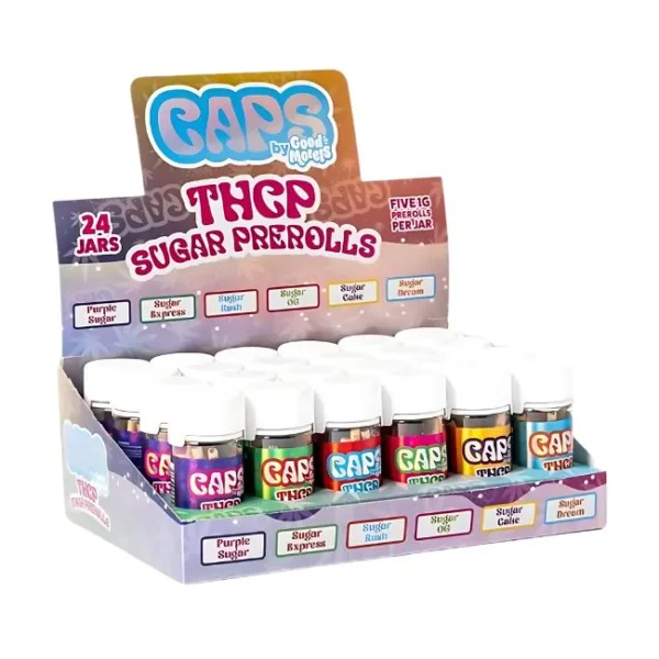 High-quality CAPS (by GOOD MORALES) SUGAR PRE ROLLS from CAPS.