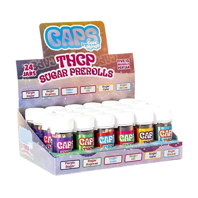 High-quality CAPS (by GOOD MORALES) SUGAR PRE ROLLS from CAPS.