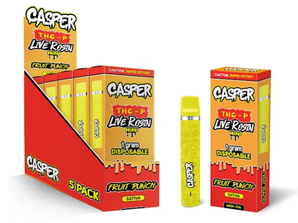 High-quality image of CASPER THC-P MINI DISPOSABLE.