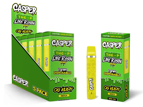 High-quality image of CASPER THC-P MINI DISPOSABLE.