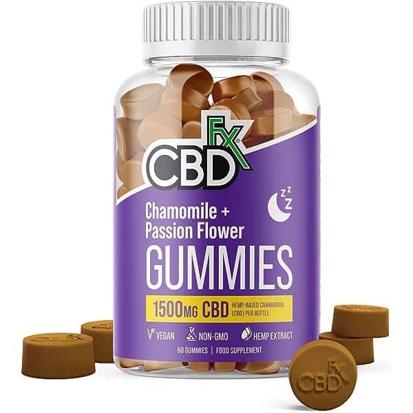 CBDfx CBD w/ MELATONIN GUMMIES – official CBDfx product photo