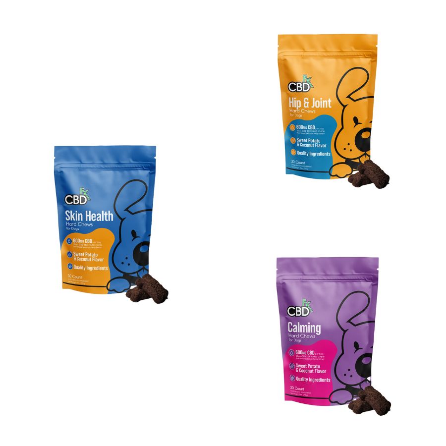 CBDfx HARD CHEWS FOR DOGS - Premium and potent formula by CBDfx
