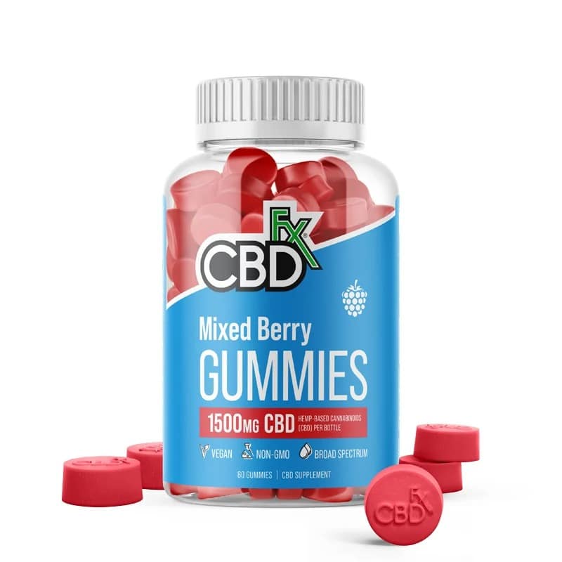 CBDfx MIXED BERRY CBD GUMMIES – official CBDfx product photo