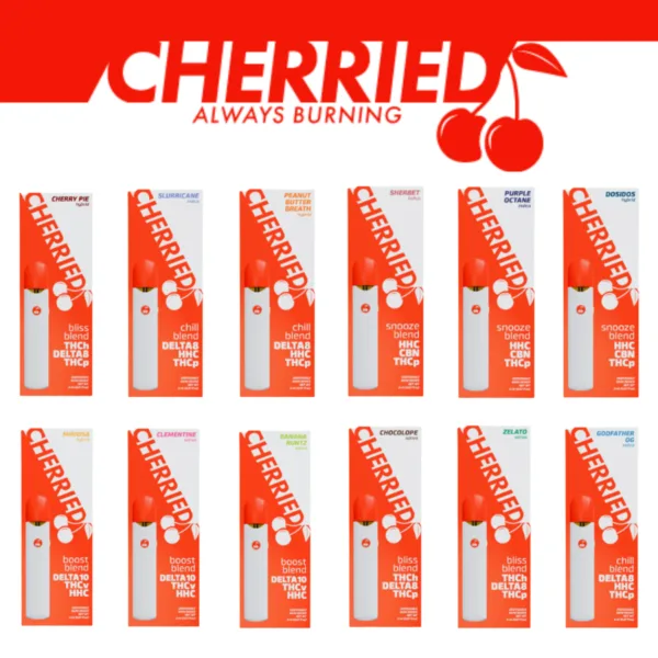 CHERRIED DISPOSABLES offers a premium experience from CHERRIED.