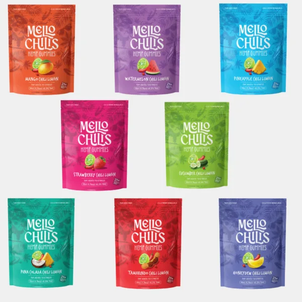CUT LEAF THC ‘MELLO CHILIS’ GUMMIES - Premium and potent formula by CUTLEAF EXOTICS