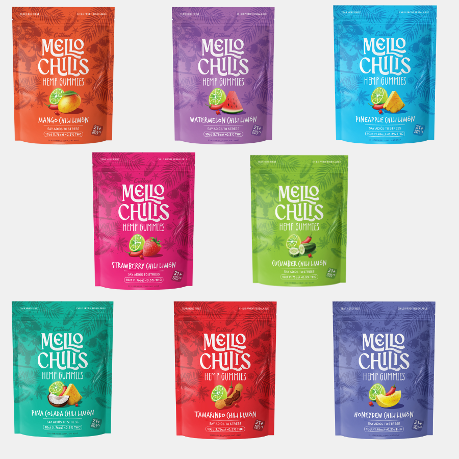 CUT LEAF THC ‘MELLO CHILIS’ GUMMIES - Premium and potent formula by CUTLEAF EXOTICS