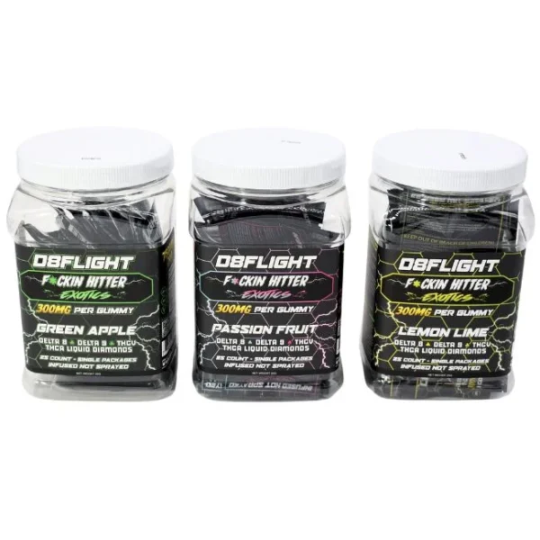 D8 FLIGHT ‘EXOTICS’ THC-A GUMMY - Premium and potent formula by D8 FLIGHT