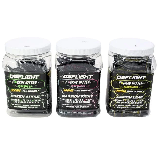 D8 FLIGHT ‘EXOTICS’ THC-A GUMMY - Premium and potent formula by D8 FLIGHT