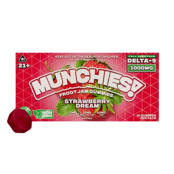 DELTA MUNCHIES FROOT JAM D9 GUMMIES - Premium and potent formula by DELTA MUNCHIES