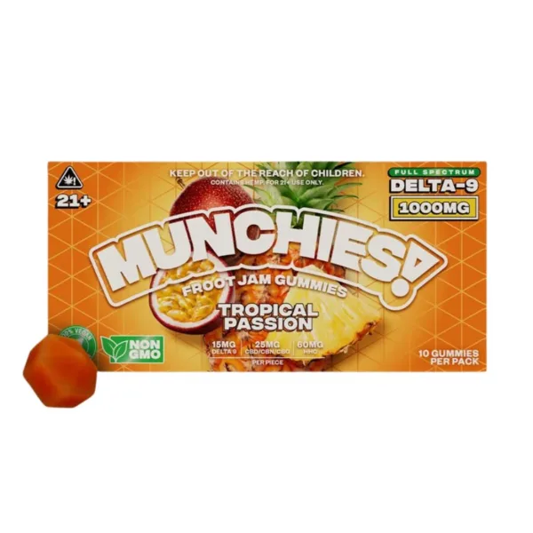 DELTA MUNCHIES FROOT JAM D9 GUMMIES - Premium and potent formula by DELTA MUNCHIES