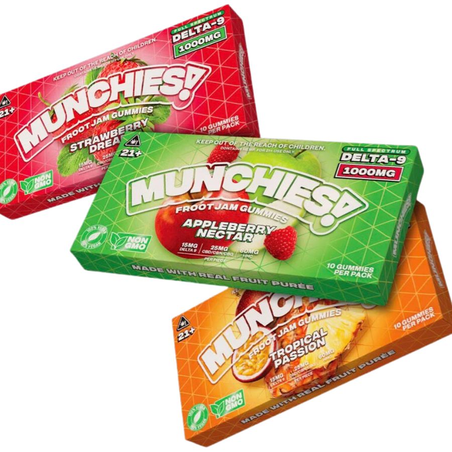 DELTA MUNCHIES FROOT JAM D9 GUMMIES - Premium and potent formula by DELTA MUNCHIES
