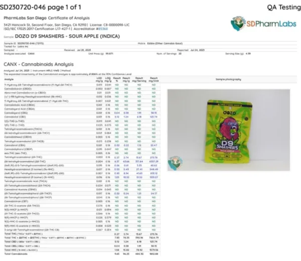 DOZO D9 SMASHERS - Premium and potent formula by DOZO
