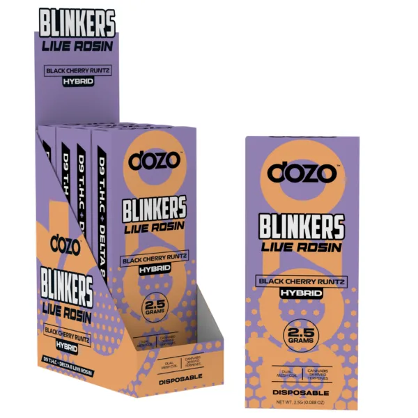 High-quality image of DOZO ‘BLINKERS’ THC-P DISPOSABLE.