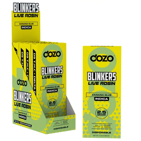 High-quality image of DOZO ‘BLINKERS’ THC-P DISPOSABLE.