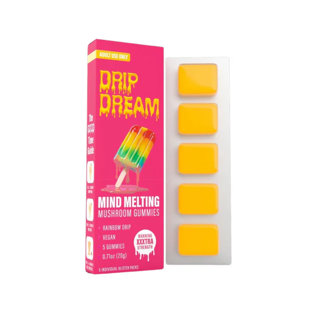 High-quality DRIP DREAM ‘MIND MELTING’ MUSHROOM GUMMIES from DRIP DREAM.