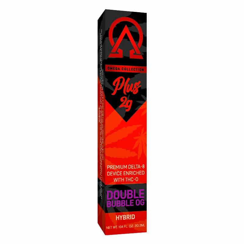 Close-up and lifestyle images of the EFFEX OMEGA  ‘PLUS’ THC-O DISPOSABLE by EFFEX.