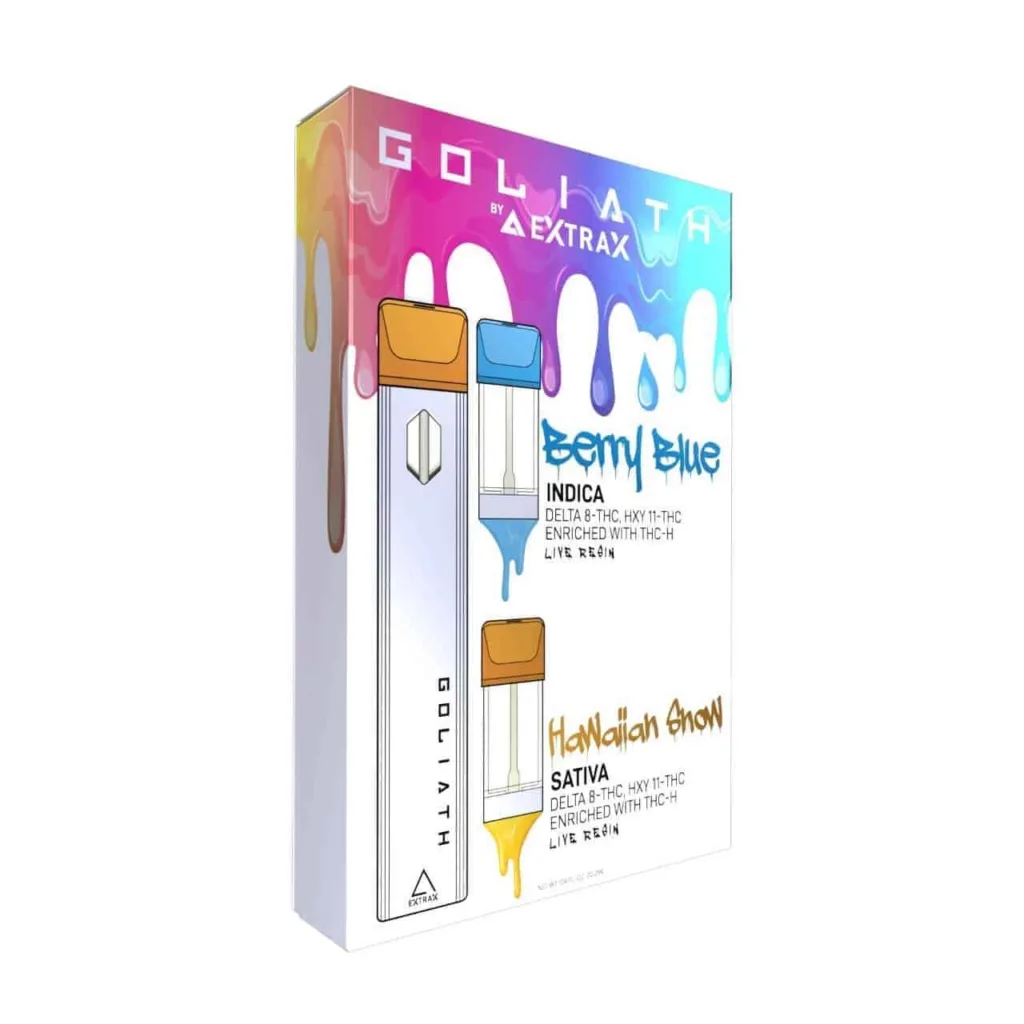 EXTRAX GOLIATH STARTER KIT (D8 + D6 + THC-P + THC-B + HXY-11) offers a premium experience from EFFEX.