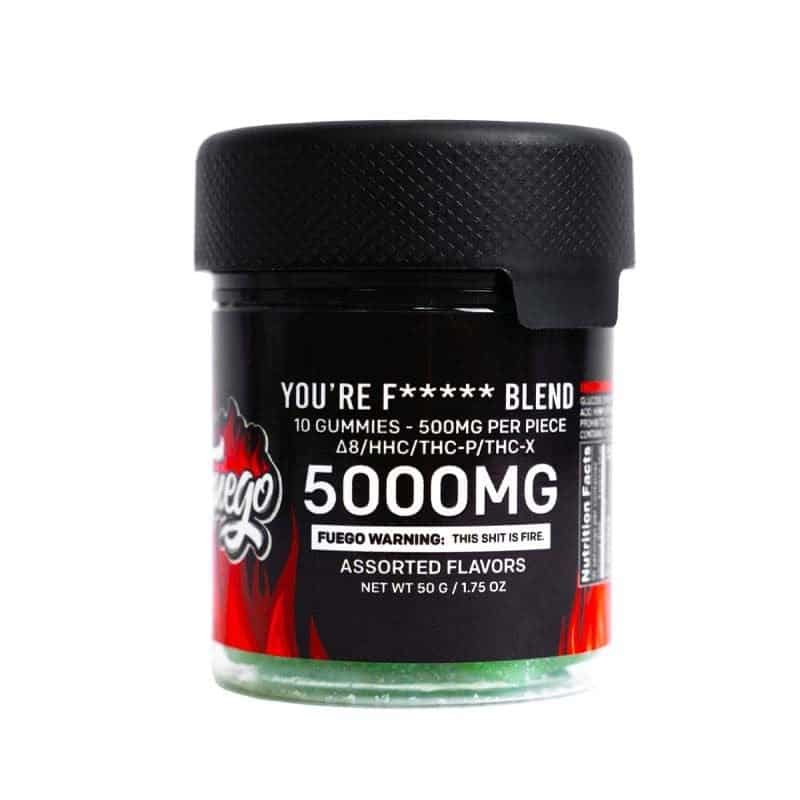 FUEGO YOU’RE F****D BLEND GUMMIES – official FUEGO product photo