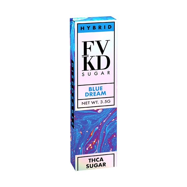 High resolution image showcasing FVKD EXOTICS ‘THC-A SUGAR’ DISPOSABLE.