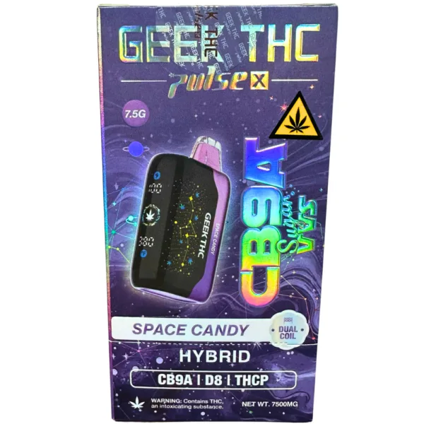 Close-up and lifestyle images of the GEEK THC PULSE-X by GEEK THC PULSE.