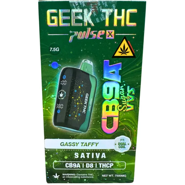 Close-up and lifestyle images of the GEEK THC PULSE-X by GEEK THC PULSE.