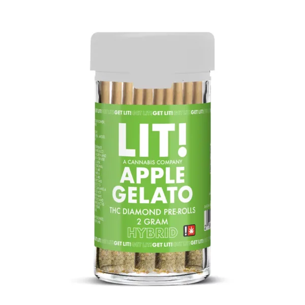 High-quality GET LIT! ‘DIAMOND THC’ PRE ROLLS from LIT.