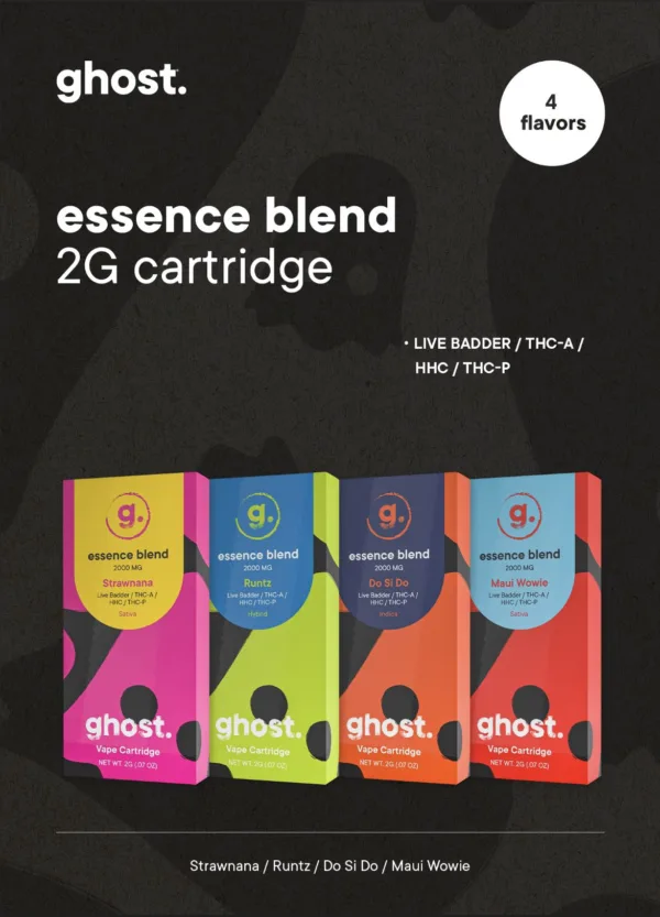 GHOST ‘ESSENCE BLEND’ CARTRIDGE offers a premium experience from GHOST.