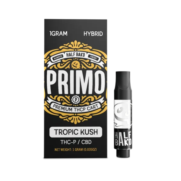 HALF BAK’D PRIMO CARTRIDGE offers a premium experience from HALF BAKD.
