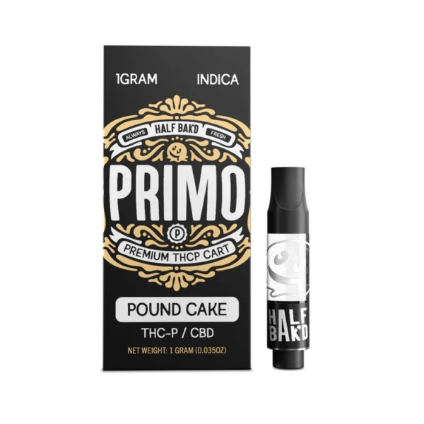HALF BAK’D PRIMO CARTRIDGE offers a premium experience from HALF BAKD.