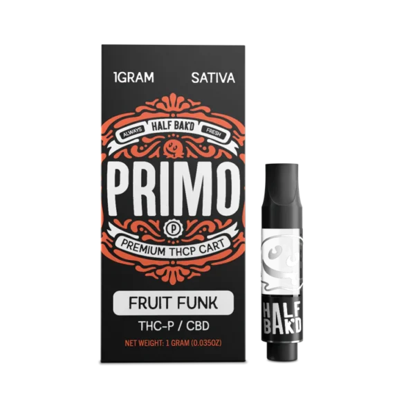 HALF BAK’D PRIMO CARTRIDGE offers a premium experience from HALF BAKD.