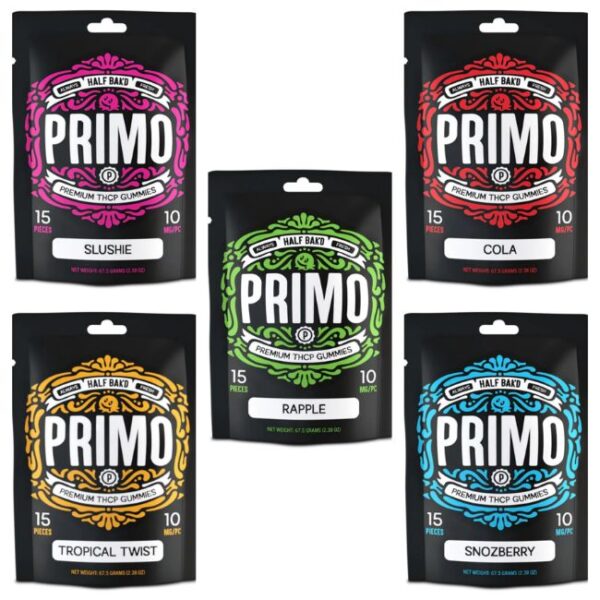 HALF BAK’D PRIMO GUMMIES - Premium and potent formula by HALF BAKD