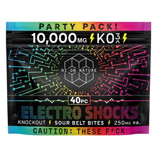 HI ON NATURE KO3 ‘ELECTRO SHOCKS’ PARTY PACK – official HI ON NATURE product photo