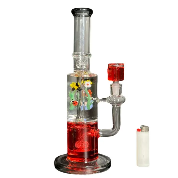 HIPSTER ‘CRYSTAL DREAM’ WATER PIPE is a standout creation by HIPSTER GLASS