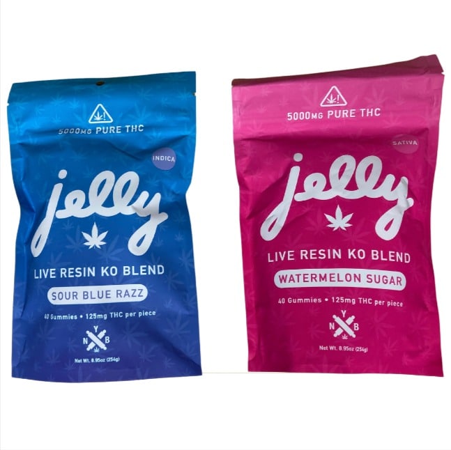 JELLY LIVE RESIN KO BLEND GUMMIES - Premium and potent formula by NOT YOUR BAKERY