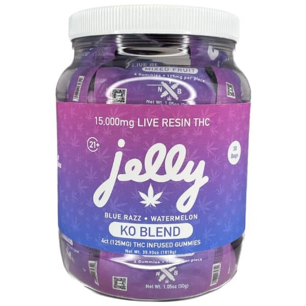 JELLY LIVE RESIN KO BLEND GUMMY JAR – official NOT YOUR BAKERY product photo