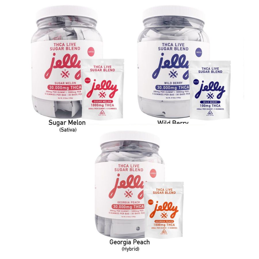 JELLY ‘THC-A LIVE SUGAR’ GUMMY - Premium and potent formula by JELLY