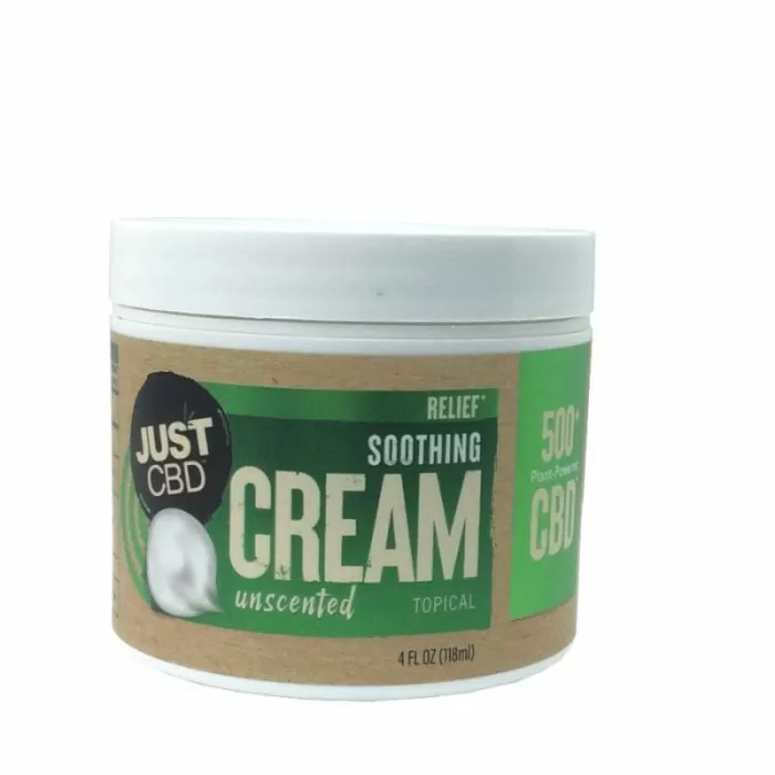 JUST CBD RELIEF SOOTHING UNCENTED CREAM – JUST CBD official product photo