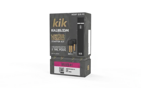 Close-up and lifestyle images of the KALIBLOOM KIK STARTER KIT by KALIBLOOM.