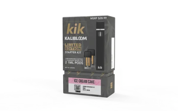 Close-up and lifestyle images of the KALIBLOOM KIK STARTER KIT by KALIBLOOM.