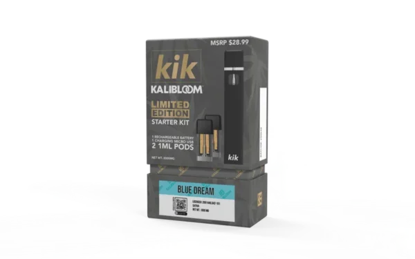 Close-up and lifestyle images of the KALIBLOOM KIK STARTER KIT by KALIBLOOM.