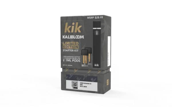 Close-up and lifestyle images of the KALIBLOOM KIK STARTER KIT by KALIBLOOM.