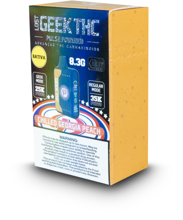 High resolution image showcasing LOST GEEK PULSE THC DISPOSABLE.