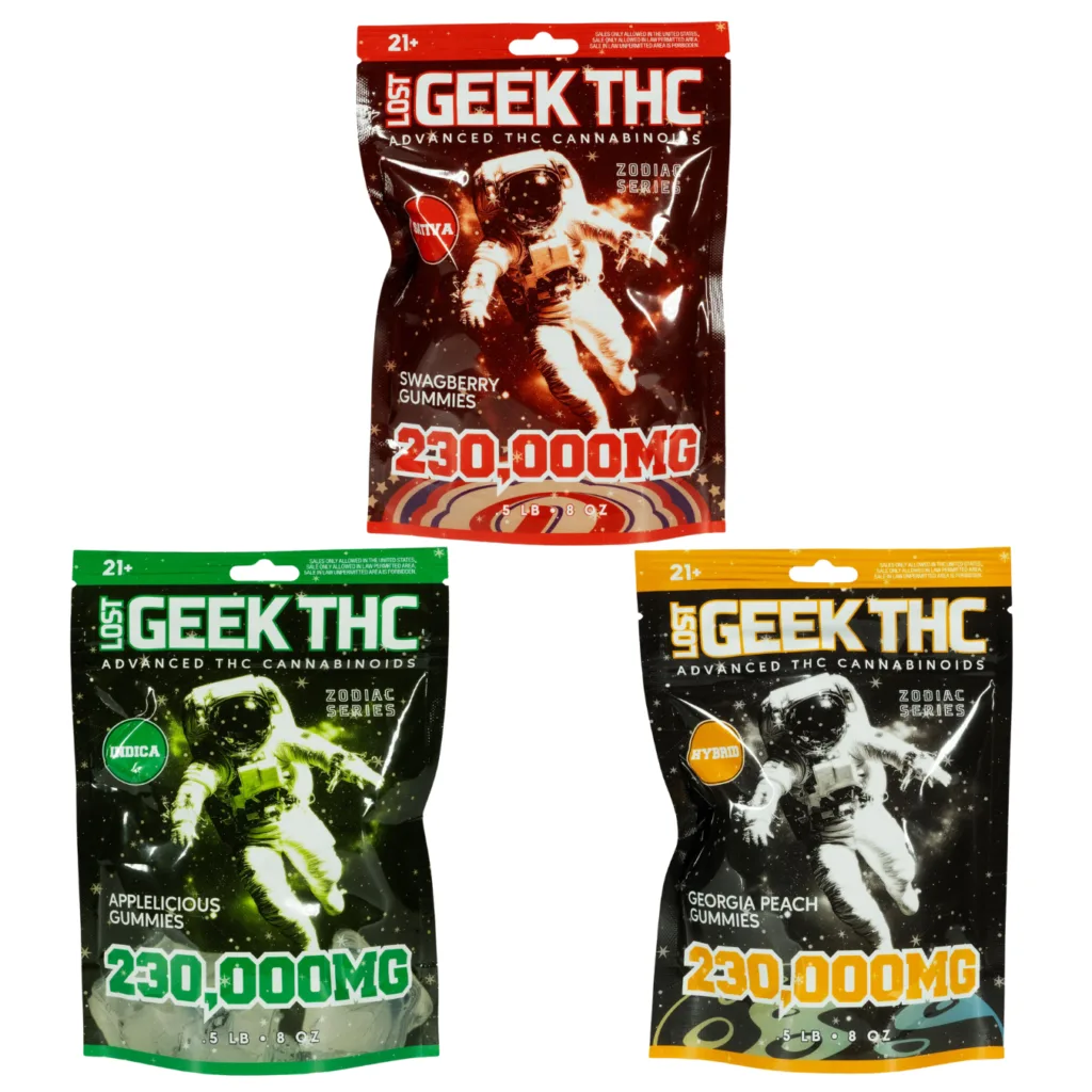 LOST GEEK THC GUMMIES - Premium and potent formula by LOST THC