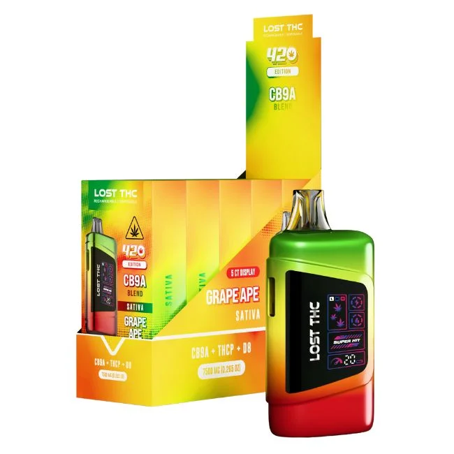 High resolution image showcasing LOST THC ‘420 EDITION’ DISPOSABLE.