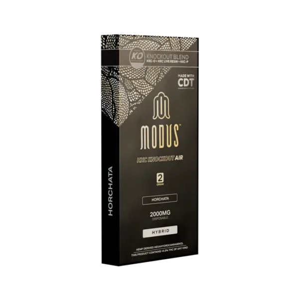 Close-up and lifestyle images of the MEDUSA HXC KNOCKOUT AIR DISPOSABLE by MEDUSA.